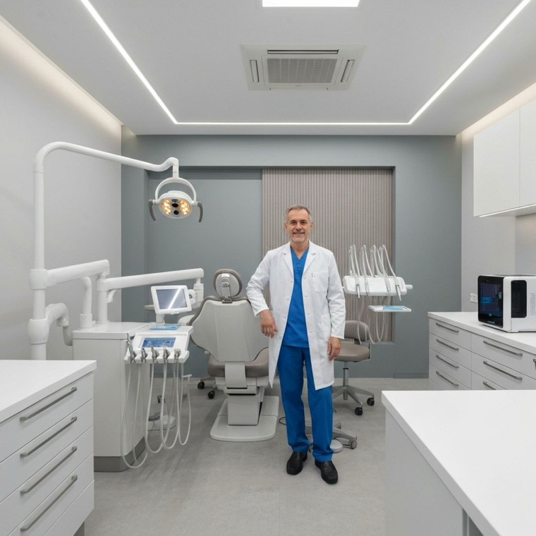 Aesthetic clinic interior in Tirana